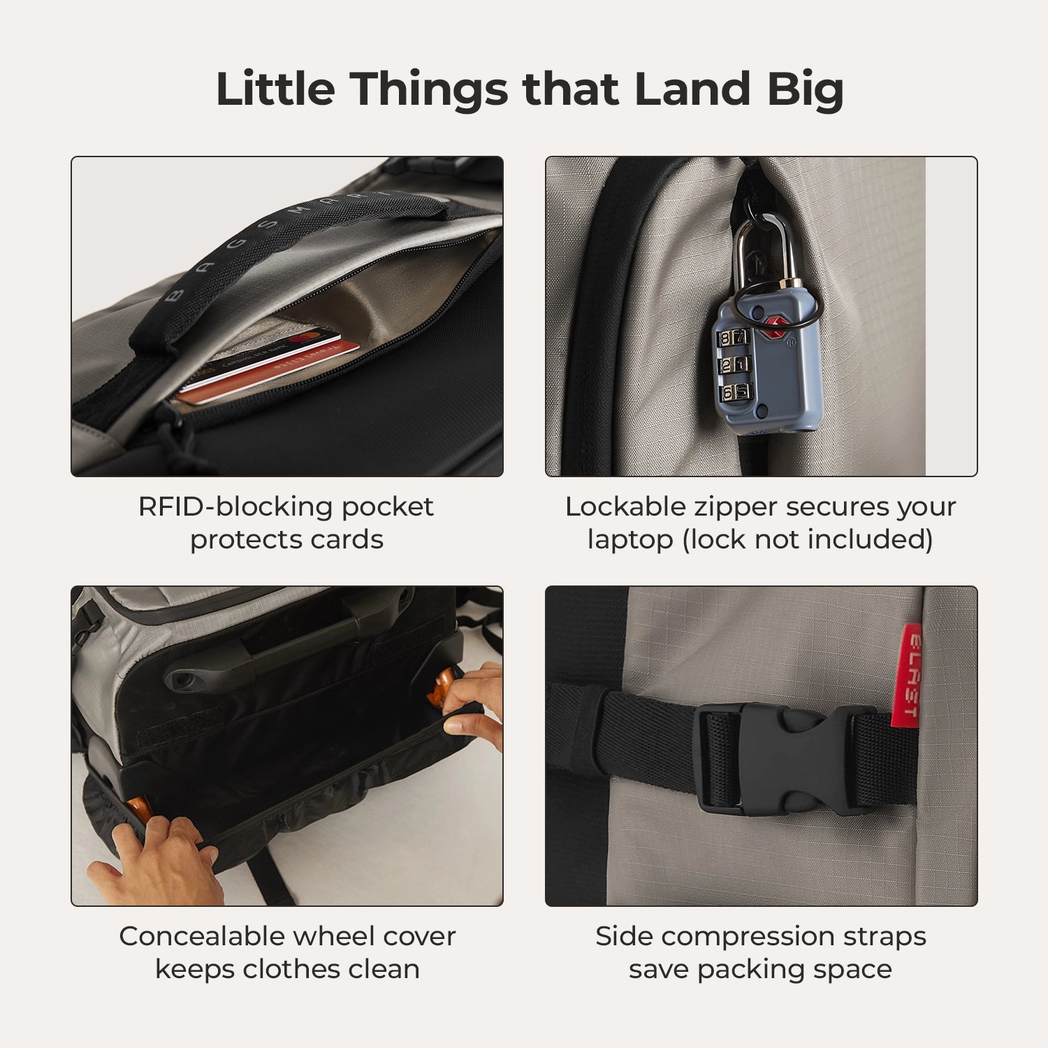 Sac à dos à roulettes Blast 43L 