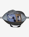 Canvas duffle for the gymnasium