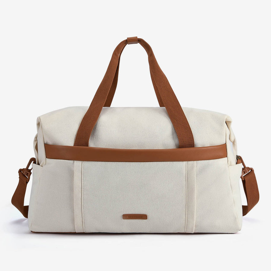 Canvas duffle for the gymnasium