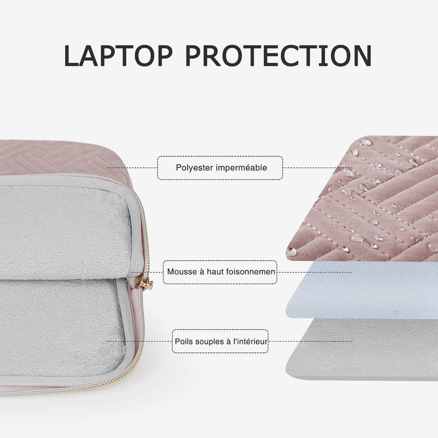 13,3 "Rosa-Bag für Laptop