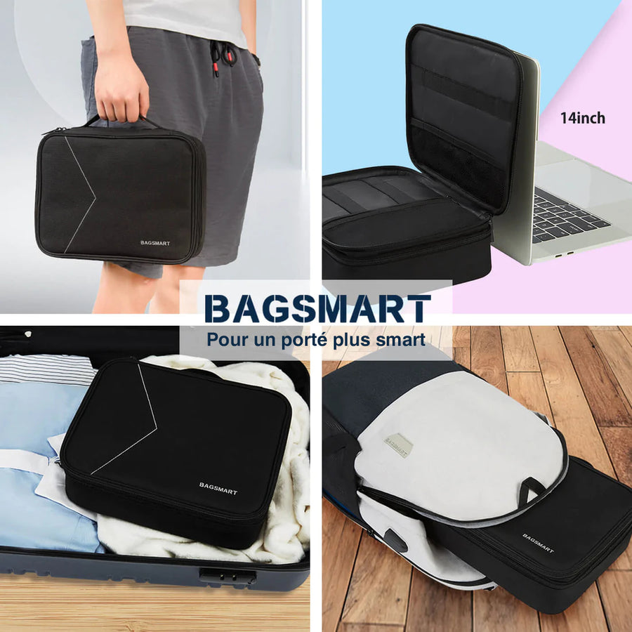 2-layer cable storage bag