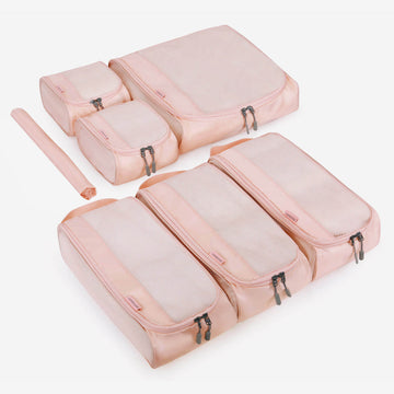 7 pcs packaging cubes for suitcases