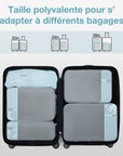 Carry-on packaging cubes for travel